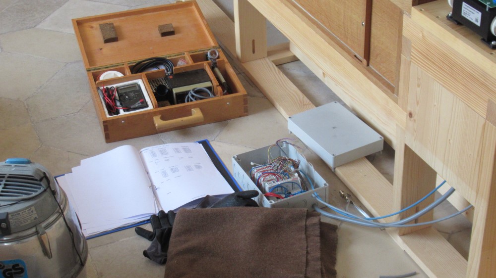 Anschluss der Elektronik