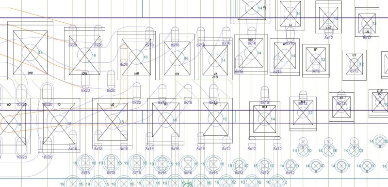 Detail Orgelneubau CAD